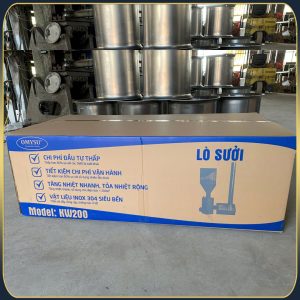 Lò sưởi OMYSU KW200 – Diện tích sưởi 200m2