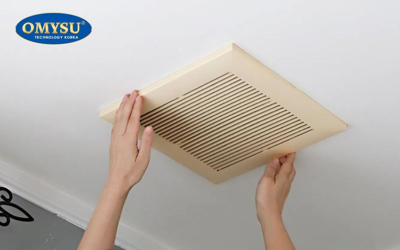 Cách lắp quạt thông gió âm trần