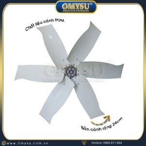 Quạt thông gió vuông BMF-900P 900×900 Cánh POM