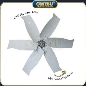 Quạt thông gió vuông BMF-1100P 1100×1100 Cánh POM