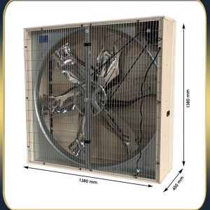 Quạt thông gió vuông trục đẩy hiệu suất cao BMF-1000