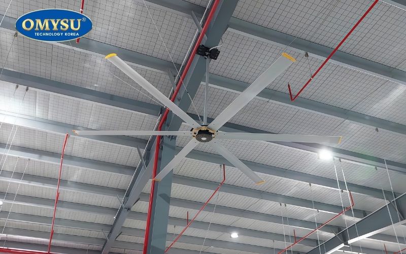 Chọn nơi mua quạt trần HVLS có bảo hành và hậu mãi tốt