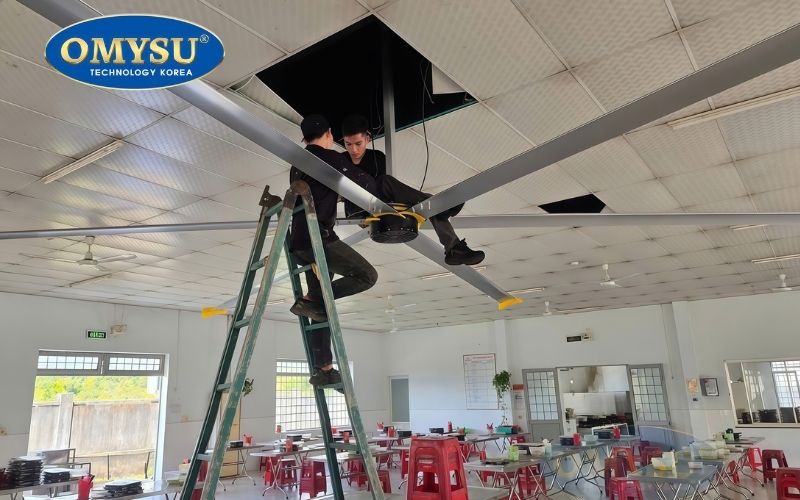 Ưu điểm của quạt trần công nghiệp HVLS chính hãng