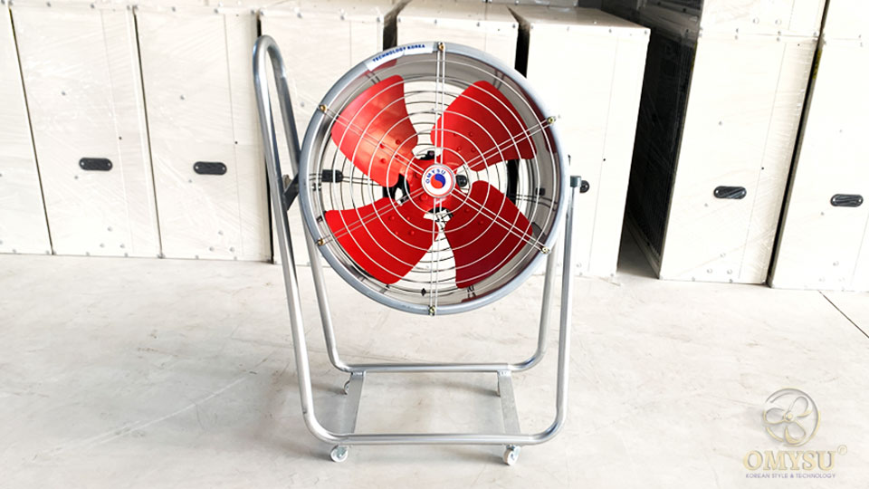 Quạt di động FG-40G – bánh xe và tay cầm tiện lợi