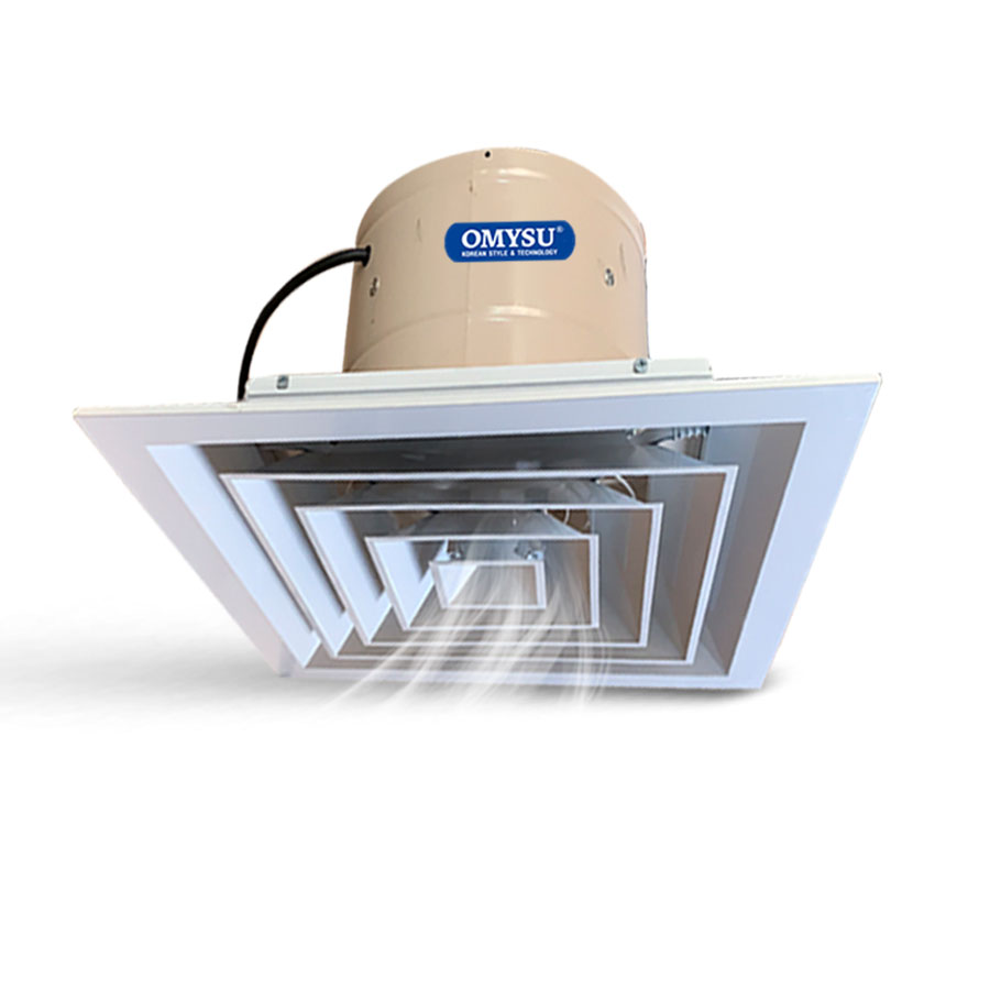 Quạt hút âm trần AT-450T – quạt hút âm trần công nghiệp có nối ống