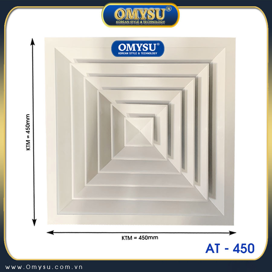 Quạt hút âm trần AT-450 – quạt hút âm trần công nghiệp không ống