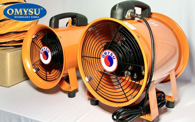 Ưu điểm của quạt hút công nghiệp xách tay