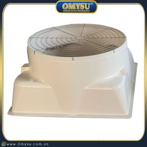Quạt thông gió composite loa 1460 x 1460 dây đai mắc xích