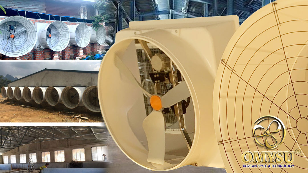 Quạt composite gián tiếp BMF-1060 – sử dụng cho trang trại chăn nuôi