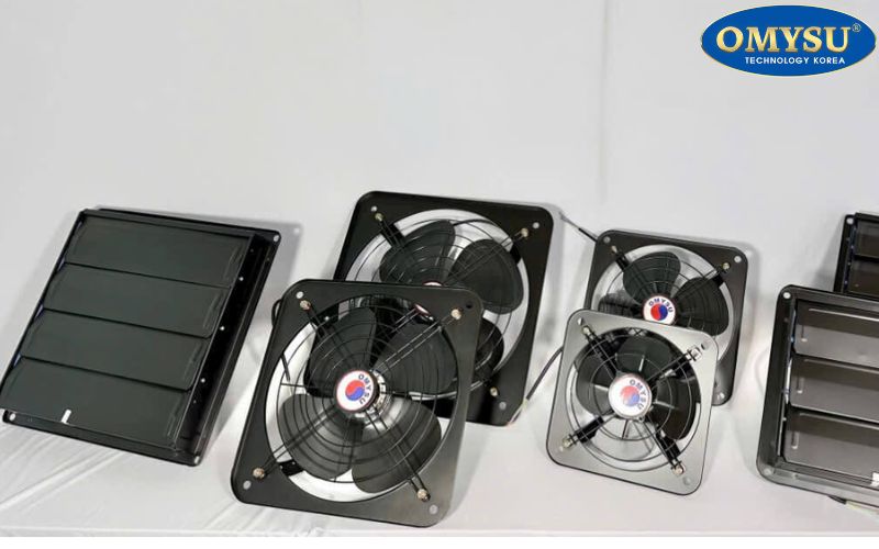 Top 3 quạt thông gió vuông BMF hiệu suất cao cho nhà xưởng, trang trại