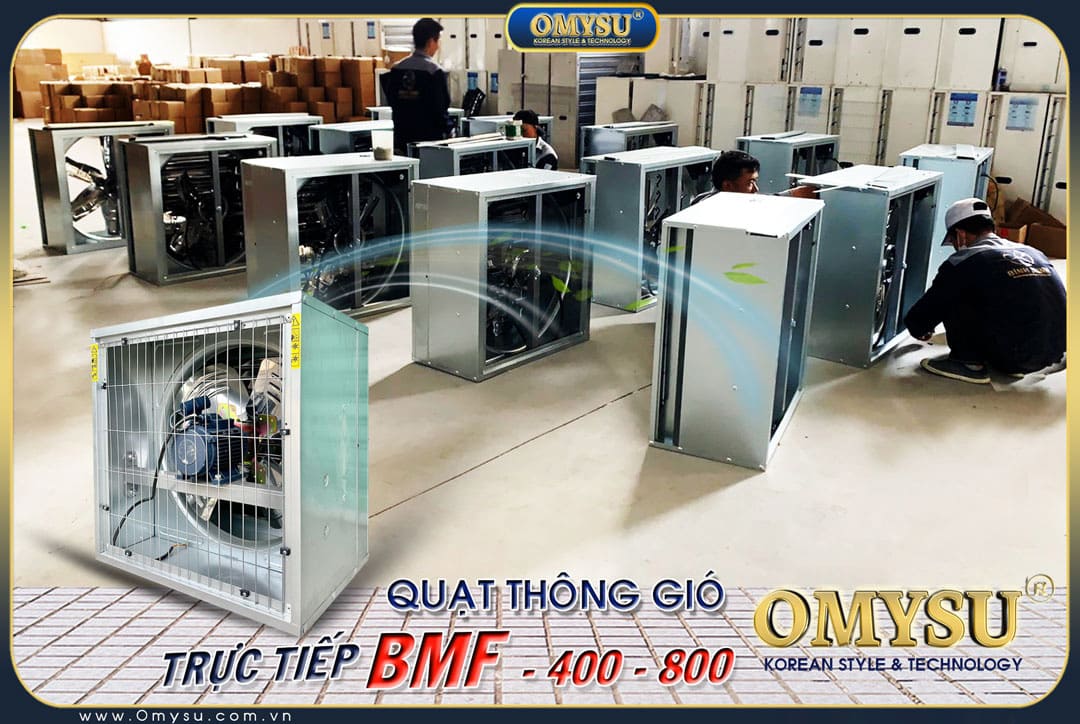 Quạt thông gió vuông BMF-700 – kích thước và cấu tạo