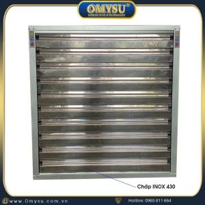 Quạt thông gió vuông BMF-1100P 1100×1100 Cánh POM