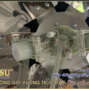 Quạt thông gió vuông trục đẩy hiệu suất cao BMF-1000