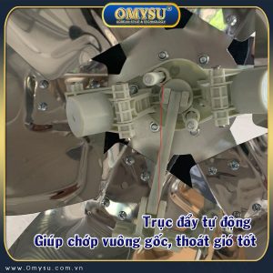 Quạt thông gió vuông trục đẩy hiệu suất cao BMF-1380